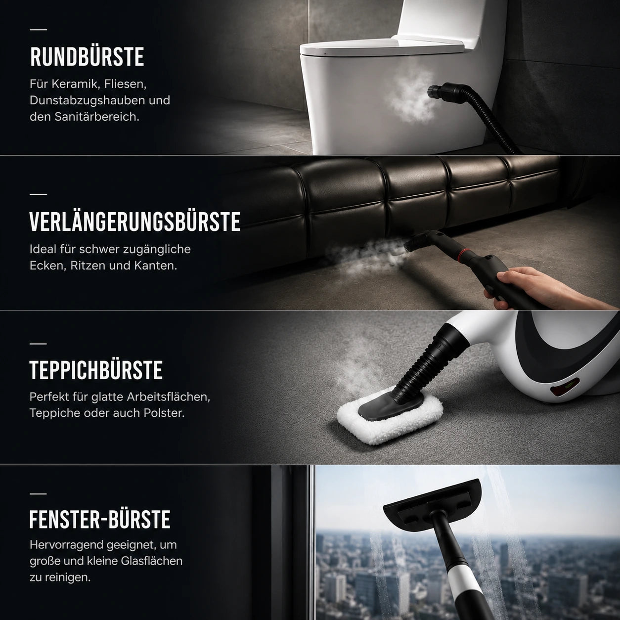 CleanDampf®️ Hochtemperatur-Dampfreiniger